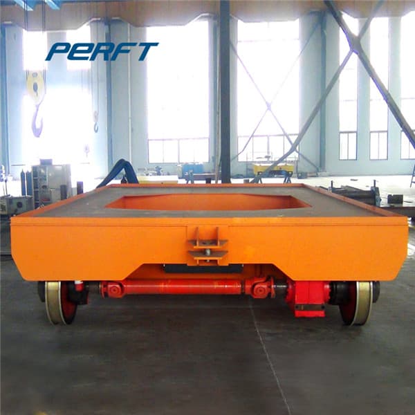 Heat Proof Electric Flat Cart For Metallurgy Industry